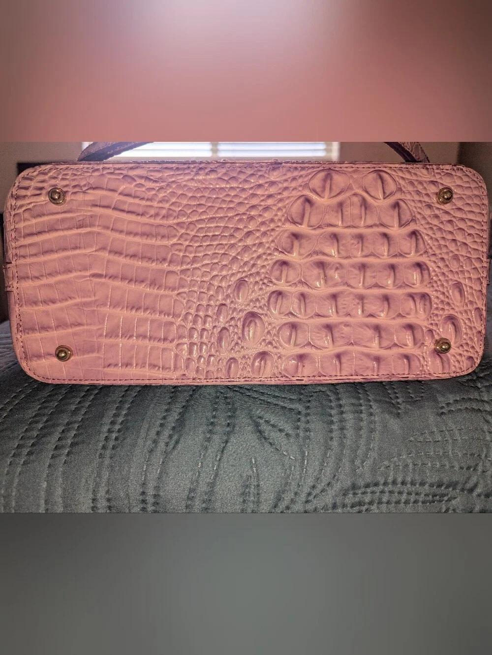 BRAHMIN DUXBURY SATCHEL LAVENDER